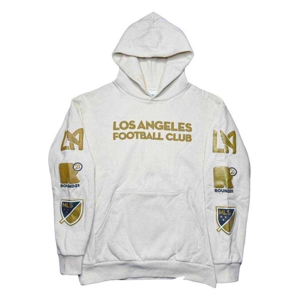 LAFC soccer x Round21 cream hoody